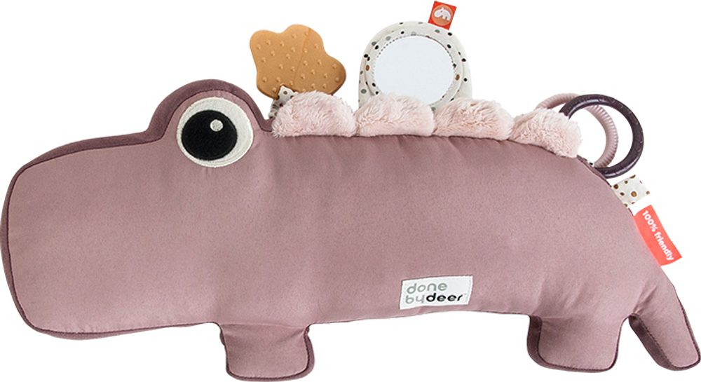 Done by Deer Tummy time activity toy Croco powder