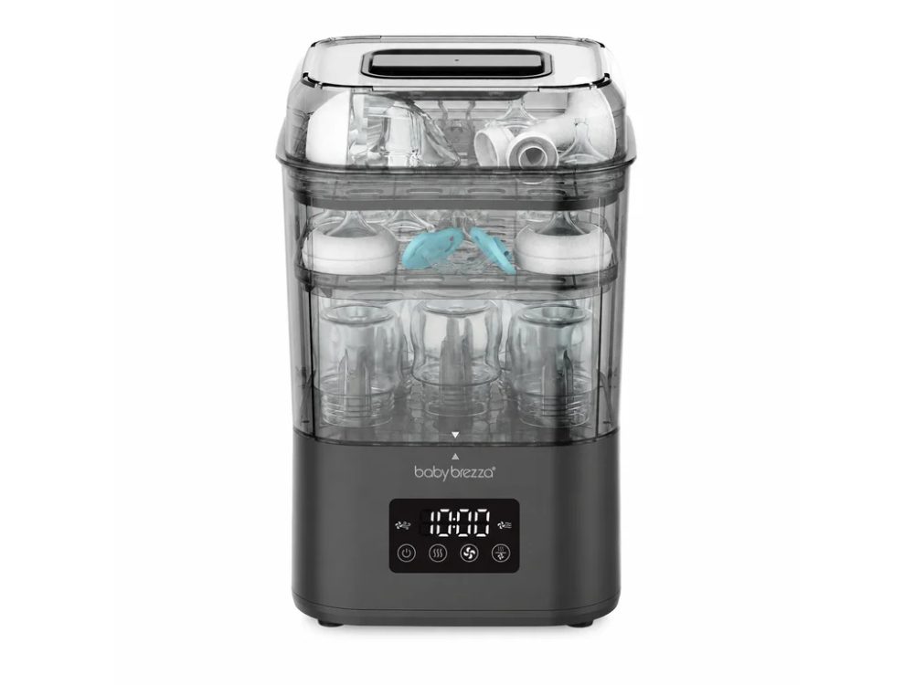 BBaby Brezza SuperFast Sterilizer Dryer - sterilizátor a sušička na lahvičky - Matt Black