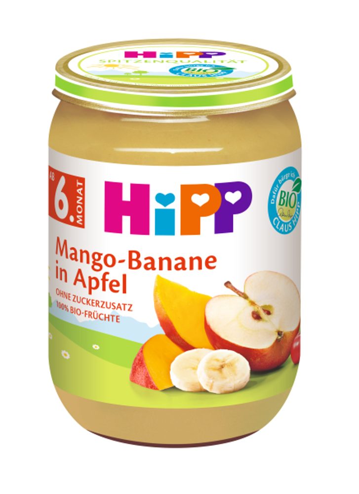 HiPP BIO Jablko s mangem a banány