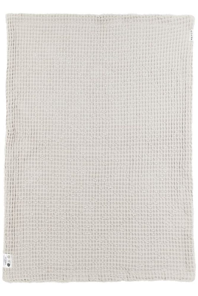 Meyco Deka do postýlky Waffle Teddy fleece - Greige