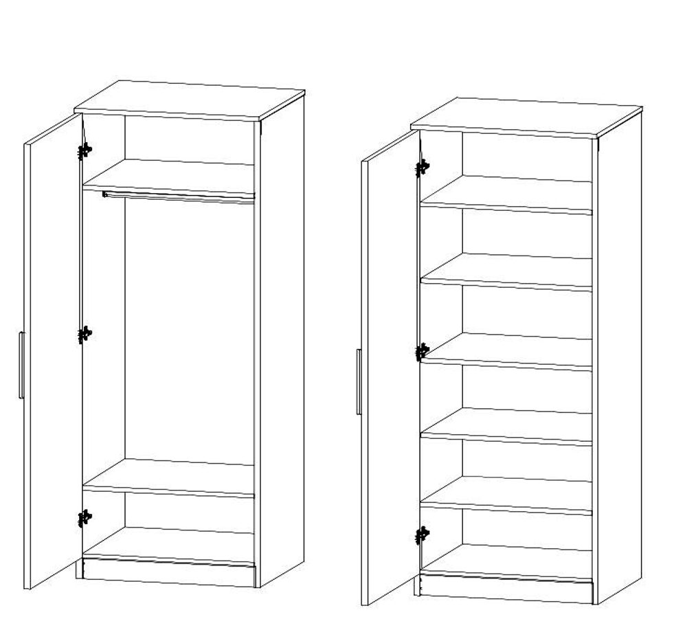 Faktum Poppi Skříň jednodílná - bez vzoru