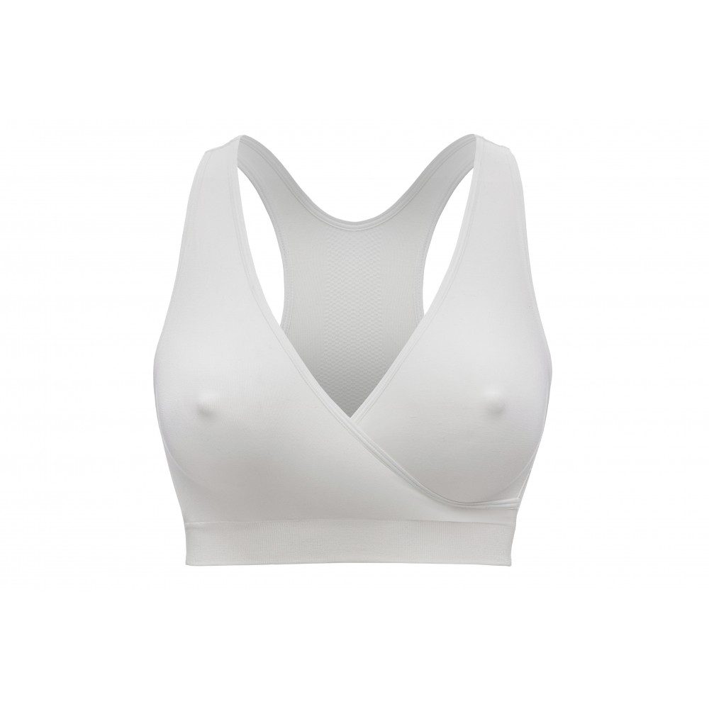 Medela Noční těhotenská a kojicí podprsenka Keep Cool™ - Bílá-XXL