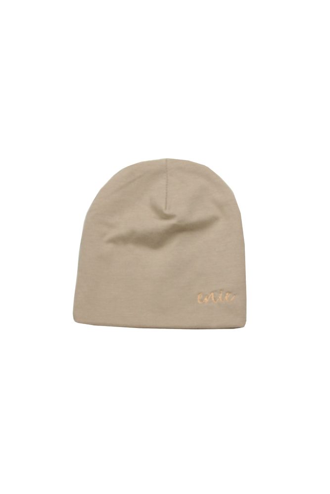 enie baby Dětská čepice BAMBOO 12-18m karamel
