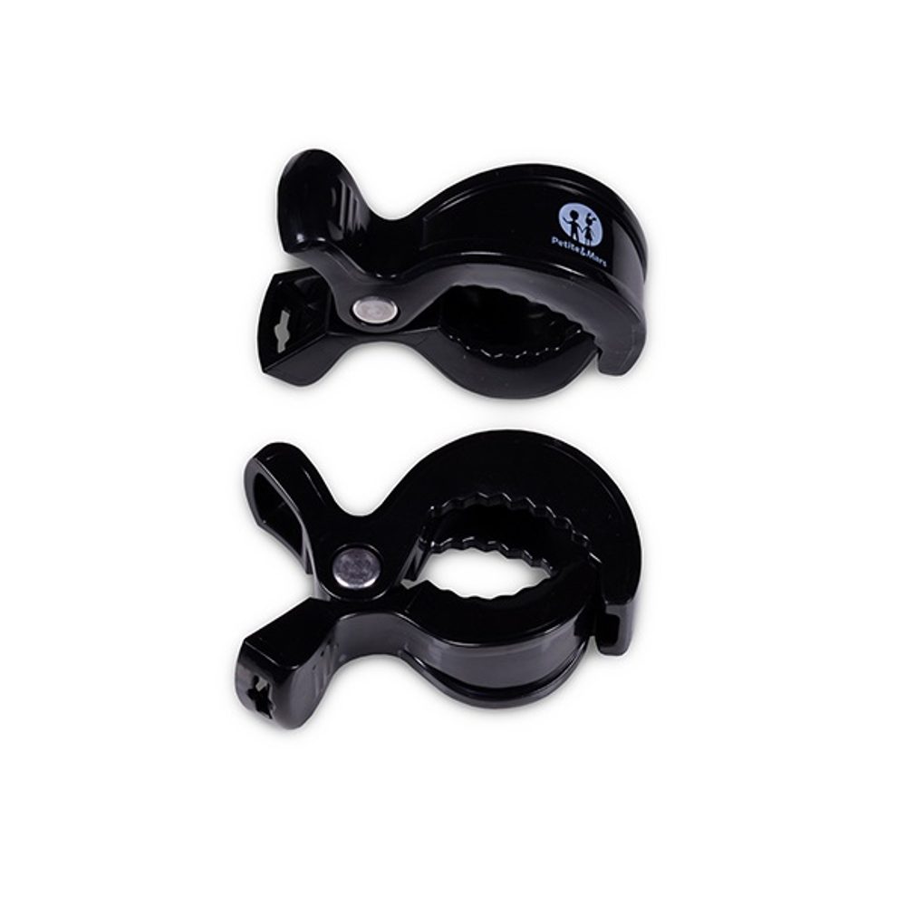 Petite&Mars Kolíček Peg na kočárek (2ks) Black