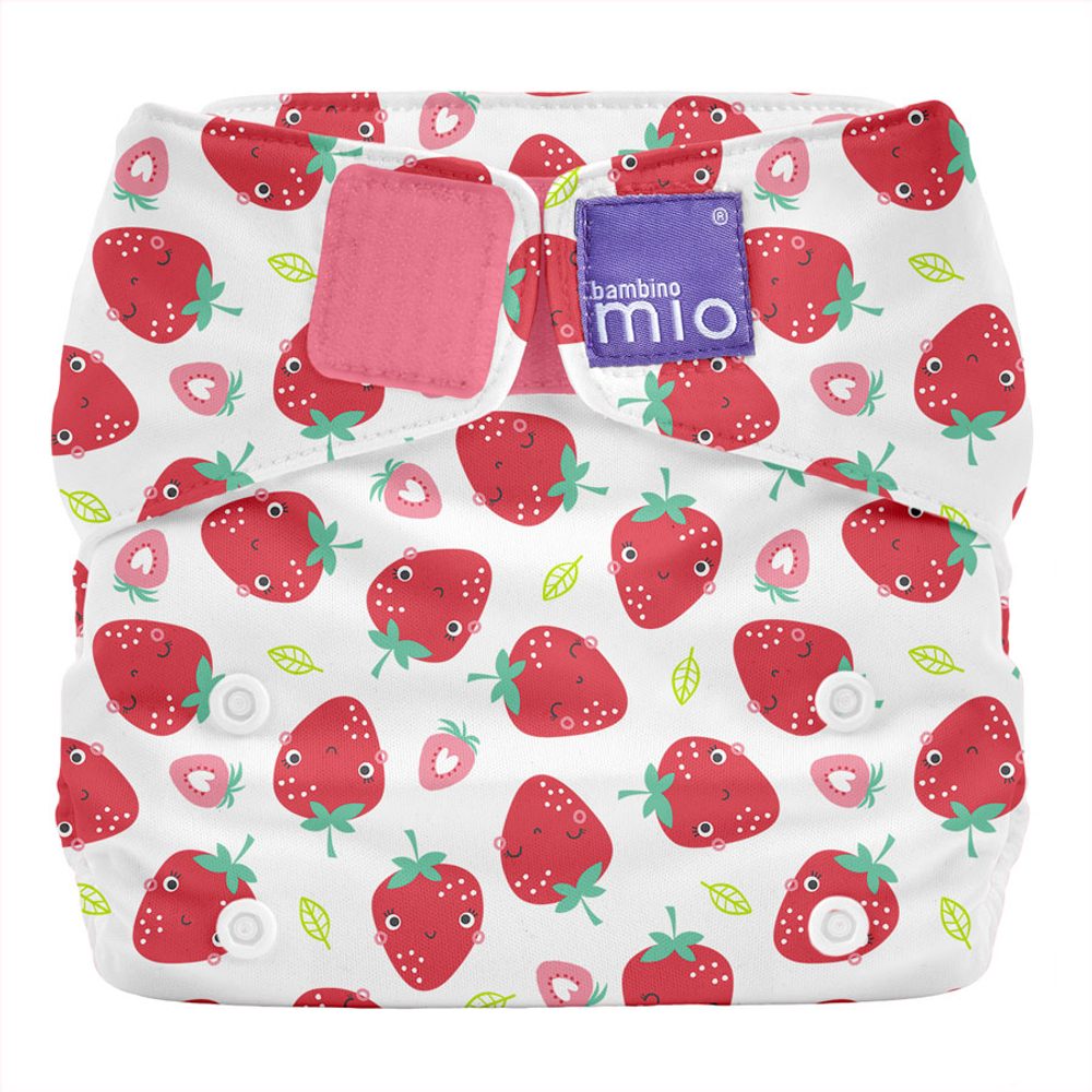 Bambino Mio Miosolo látková plenka all in one Strawberry Cream