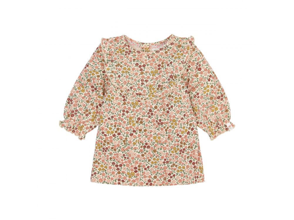 Little Dutch Šaty dlouhý rukáv Safari Flowers vel. 80