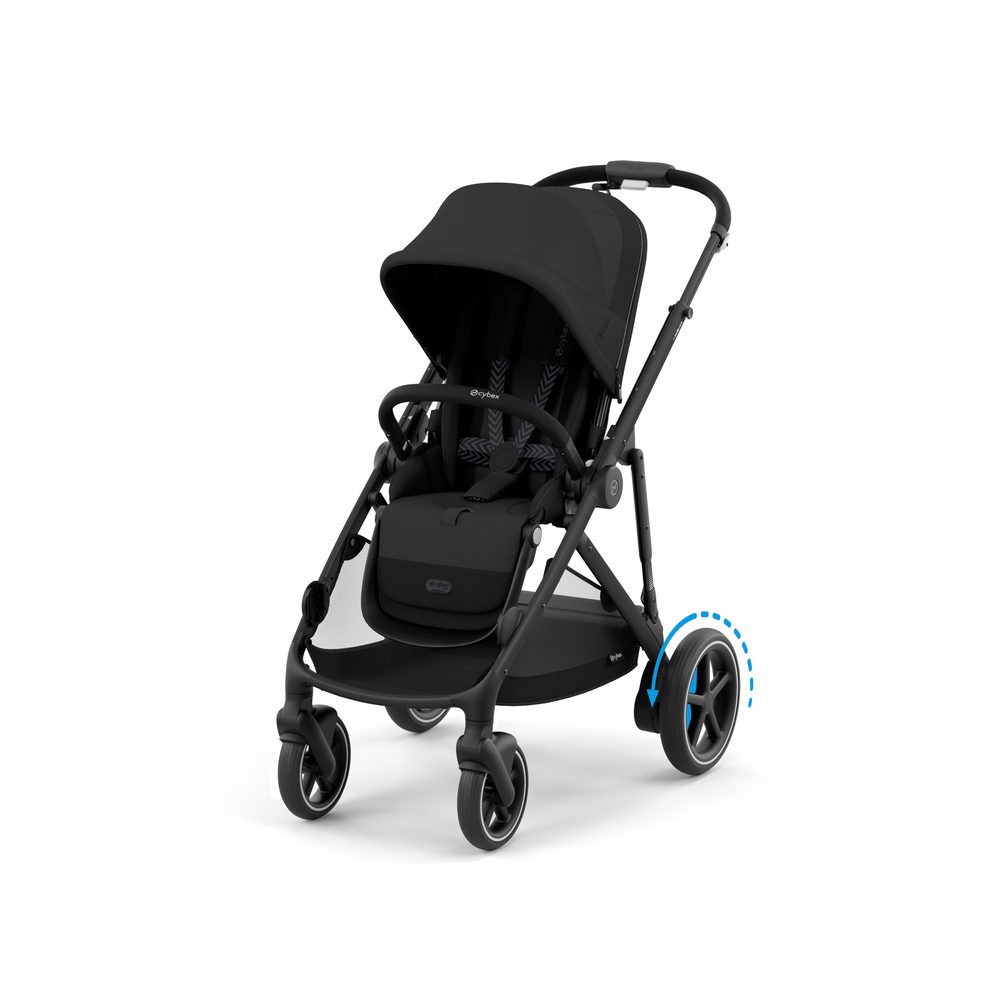Cybex e-Gazelle S 2025 + korba zdarma - Moon Black - sportovní kočárky