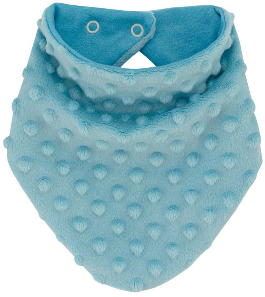 ESITO Šátek na krk Minky podšitý bavlnou Turquoise - tyrkysová / 0 - 5 let - ESITO Šátek na krk Minky podšitý bavlnou Turquoise - tyrkysová / 0 - 5 let