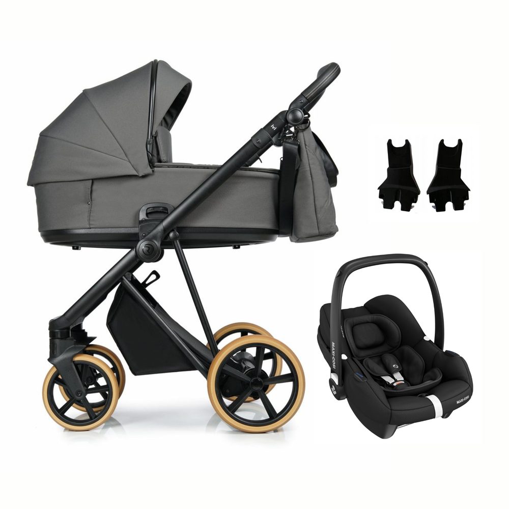 Levně Roan Ivi + Maxi-Cosi Cabriofix i-Size vč. adaptérů - VINTAGE Sicilian Olive