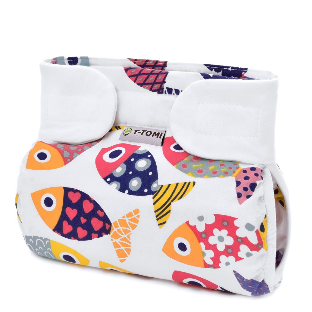 T-Tomi Ortopedické abdukční kalhotky suchý zip - FUN FISH (5-9KG)