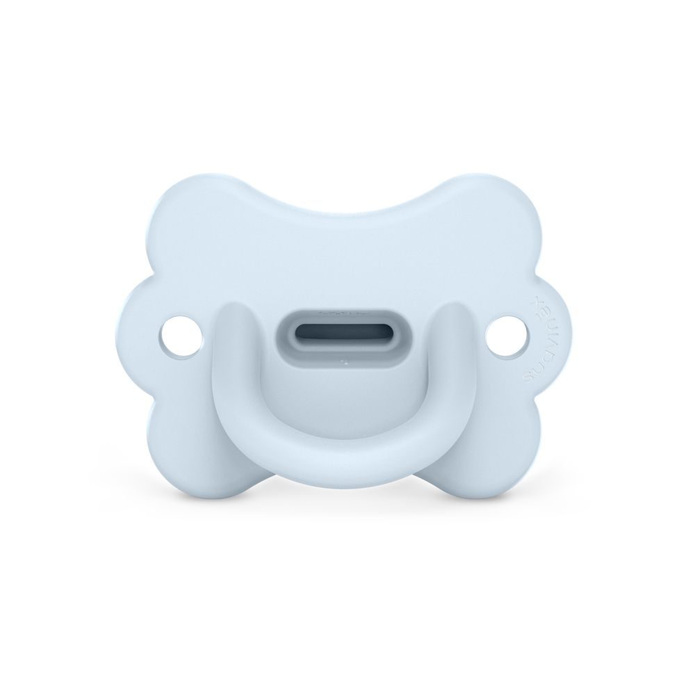 Suavinex ŠIDÍTKO fyziologické BUTTERFLY SILIKON 0-6m SX PRO - COLOUR ESSENCE - modré