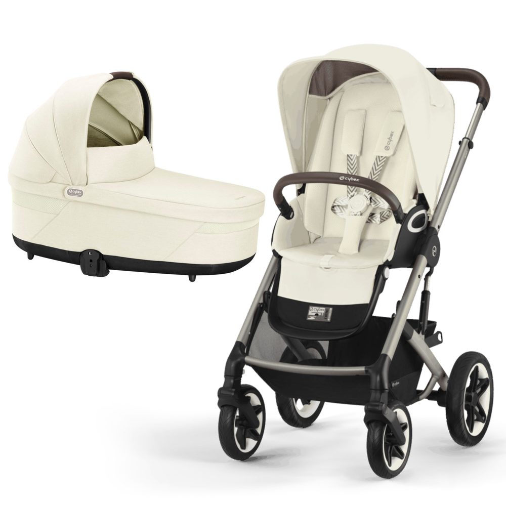 Cybex Talos Lux set 2v1 kočárek + korba - Seashell Beige