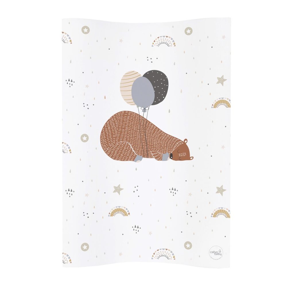 CEBA Podložka přebalovací 2-hranná měkká COSY (50x70) Big Bear - CEBA Podložka přebalovací 2-hranná měkká COSY (50x70) Big Bear