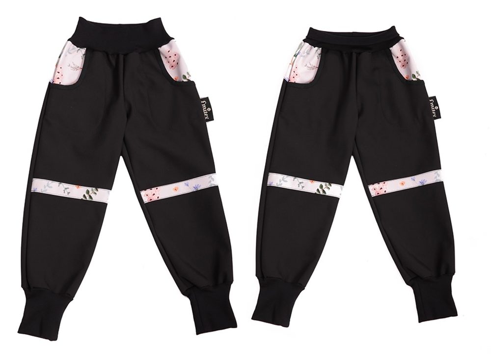 Emitex Dětské Soft kalhoty Forest Blossom - 86 - 92