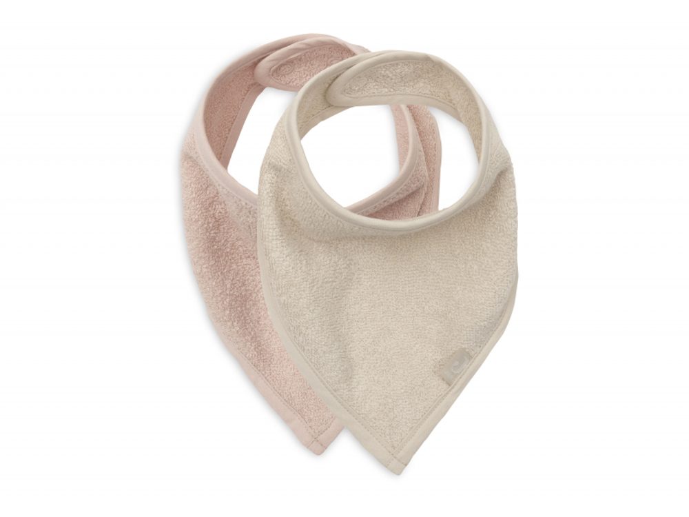 Jollein Bryndáček bandana 2ks Silk Rose / Sand
