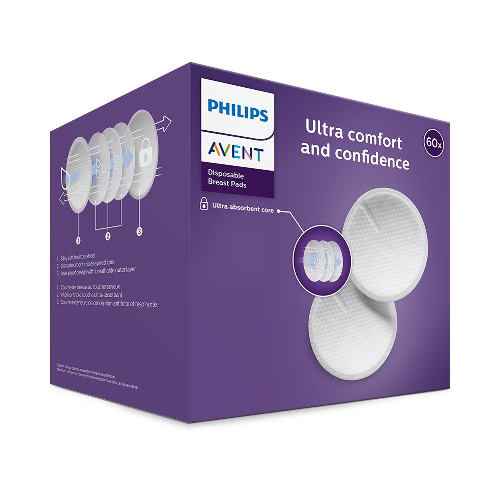Philips AVENT Prsní vložky jednorázové 60ks