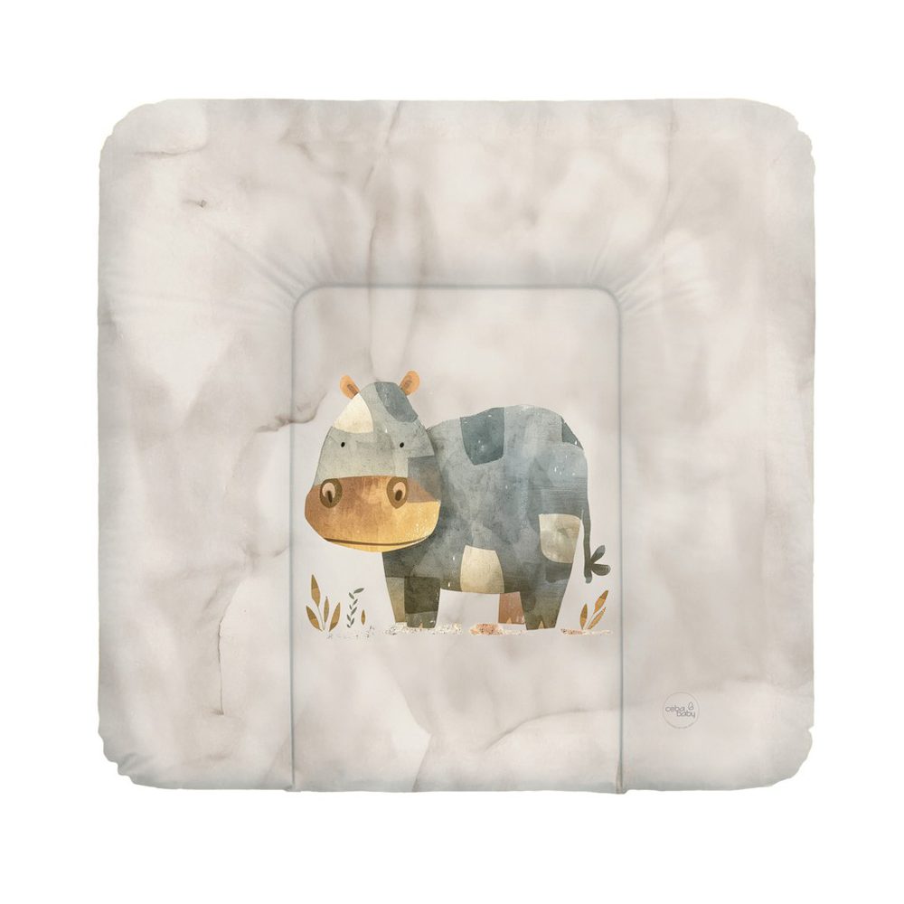 CEBA Podložka přebalovací měkká (75x72) Basic Balloons - CEBA Podložka přebalovací měkká (75x72) Basic Cosy Hippo
