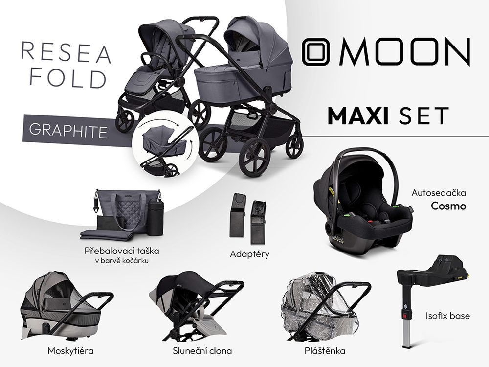 Moon ReSea FOLD maxi set - GRAPHITE