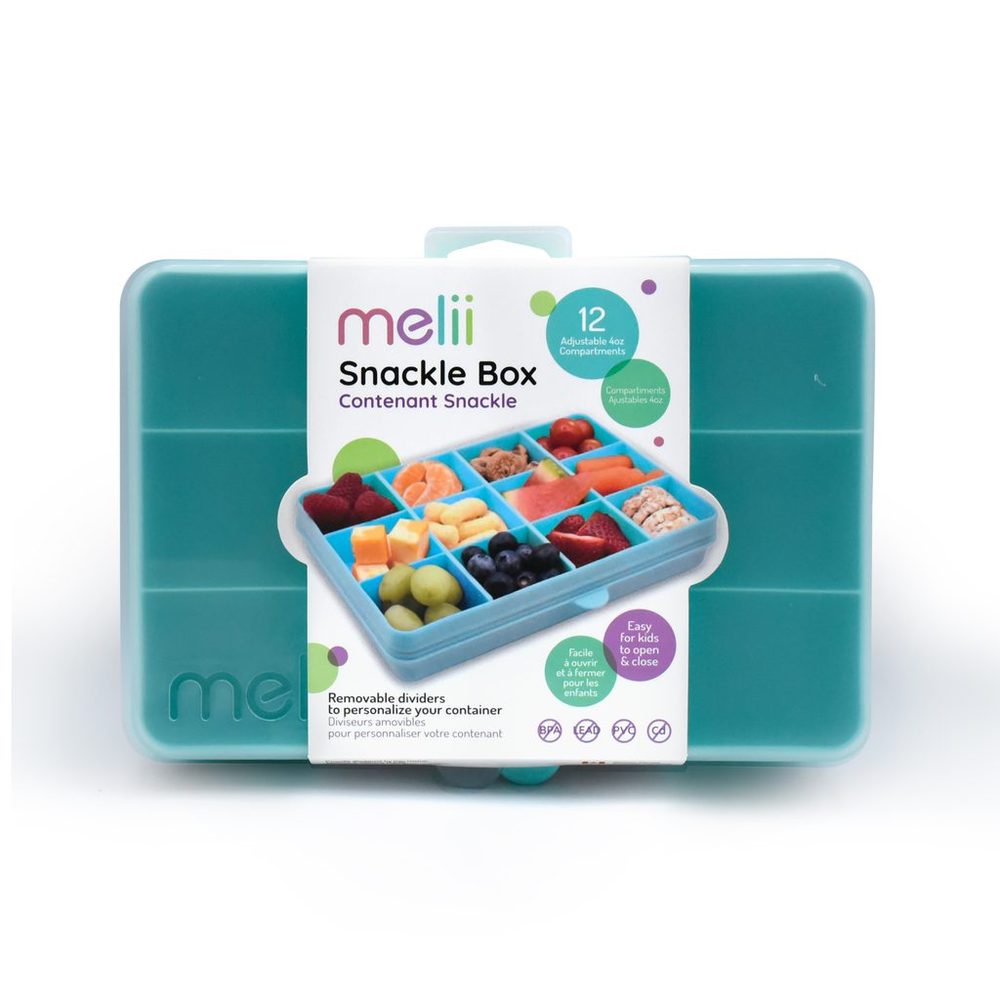 Melii Snackle Box krabička na svačinu 1368 ml - modrozelená (obrázek 8)