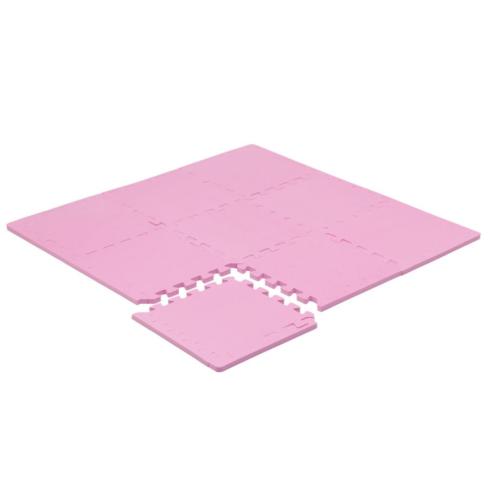 Rialto Baby Hrací podložka puzzle s okrajem Pink 92x92 cm