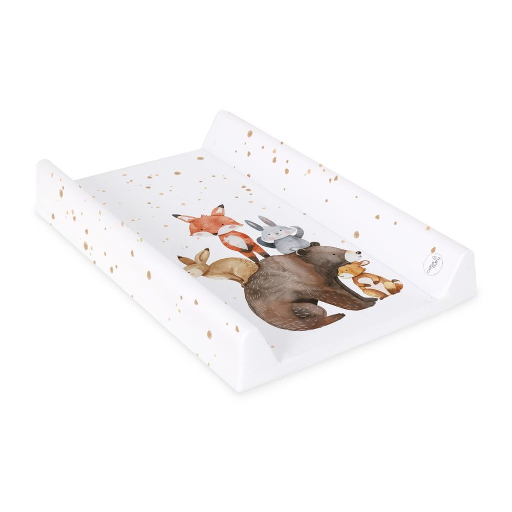 CEBA Podložka přebalovací 2-hranná s pevnou deskou (50x70) Ultra Light Cosy Hippo - CEBA Podložka přebalovací 2-hranná s pevnou deskou (50x70) Ultra Light Forest Friends