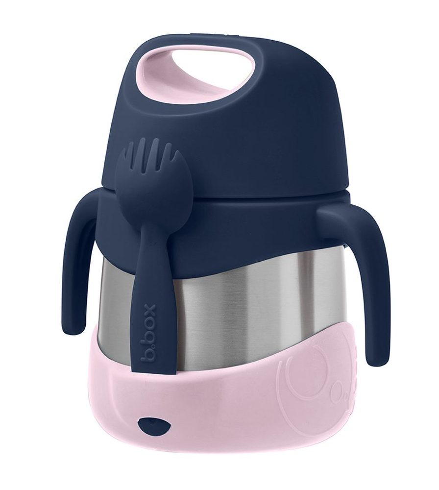 b.box Termoska na jídlo 335ml - indigo/růžová