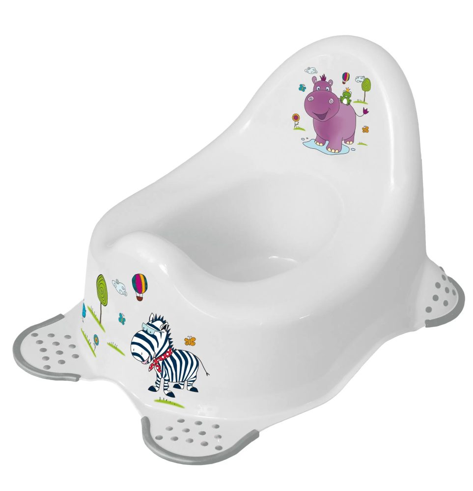 KEEEPER Dětský nočník "Hippo" bílá/šedá