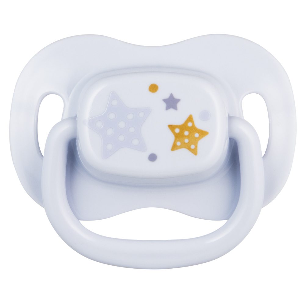 Canpol babies Dudlík silikonový symetrický NEWBORN BABY 6-18m modrý
