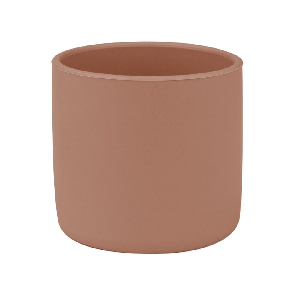 Minikoioi Hrnek silikonový mini - Woody Brown