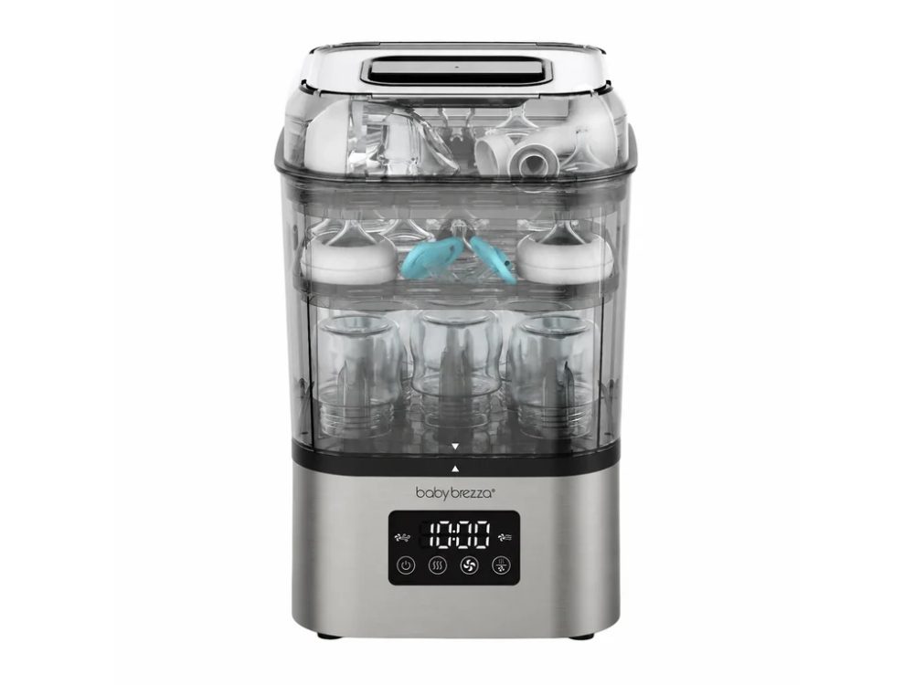 BBaby Brezza SuperFast Sterilizer Dryer - sterilizátor a sušička na lahvičky - Stainless