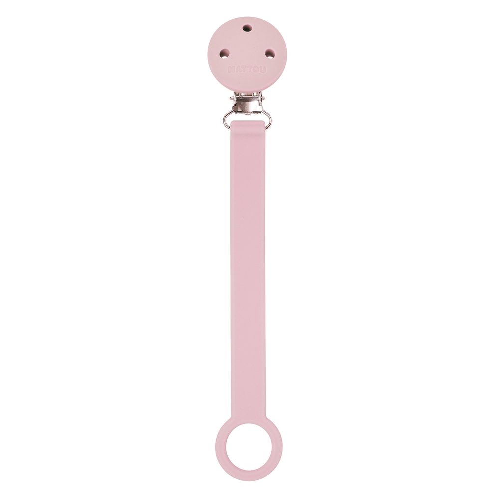 Nattou Klip na dudlík silikon - pink