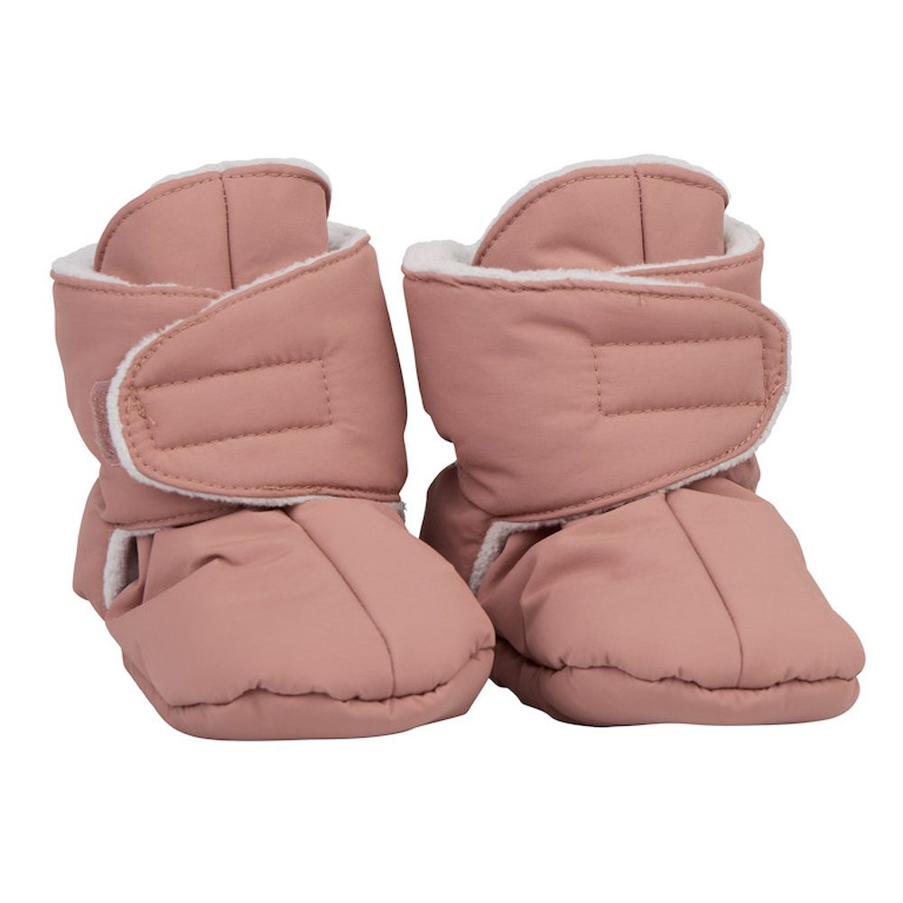 Voksi Baby Booties blush pink / light grey 0-1r