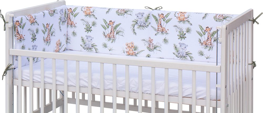 Scarlett Mantinel do postýlky 4-dílný Afrika 180x30 cm