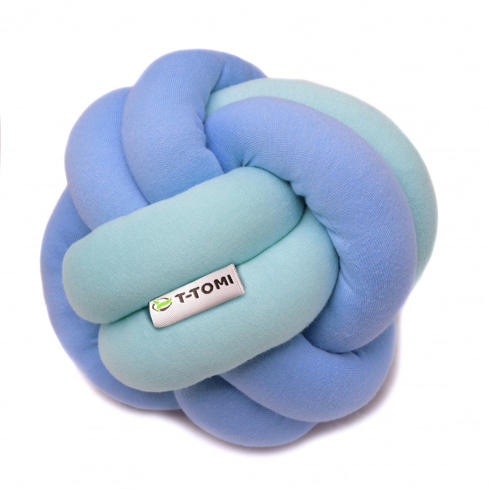 T-Tomi Pletený míček -  blue + green