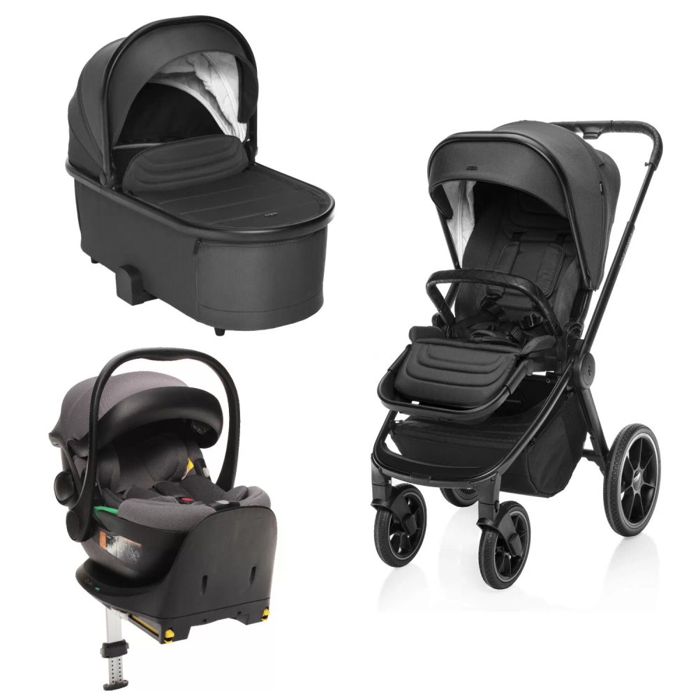 ZOPA Set Move Cross 3 + korba + autosedačka + báze - All Black