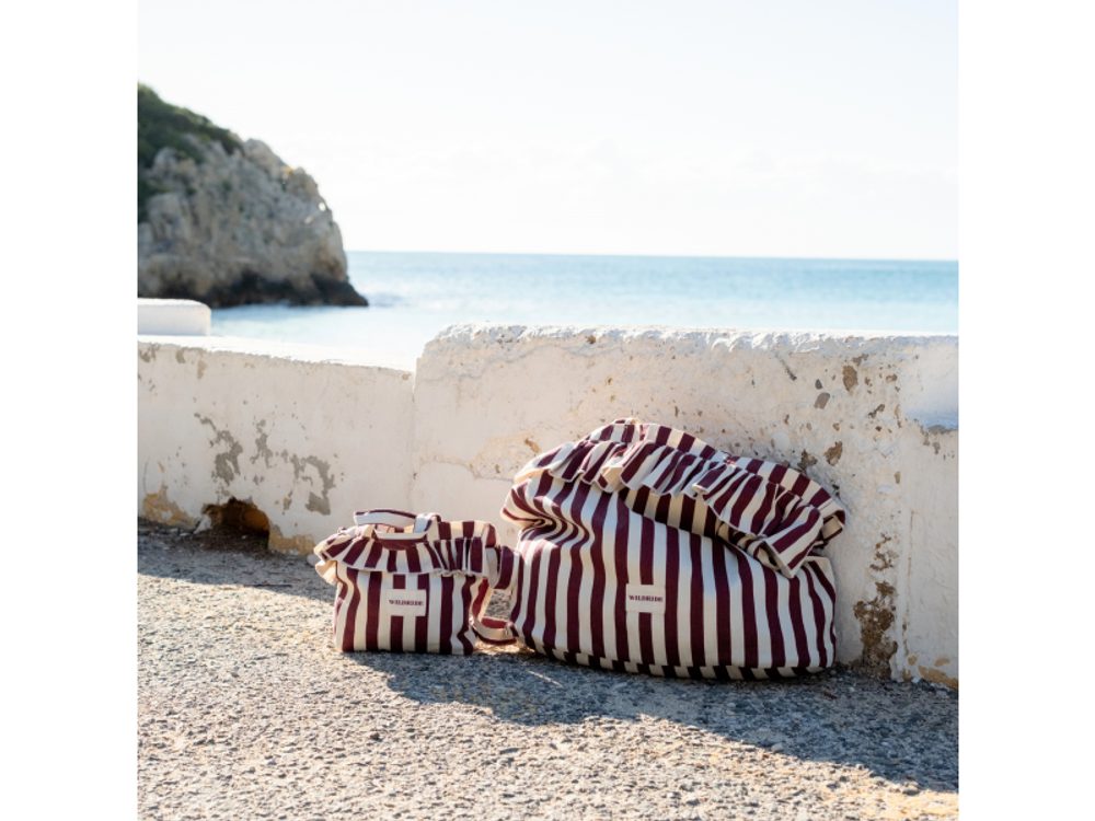 Wildride Taška přes rameno Bordeaux Stripe (obrázek 4)