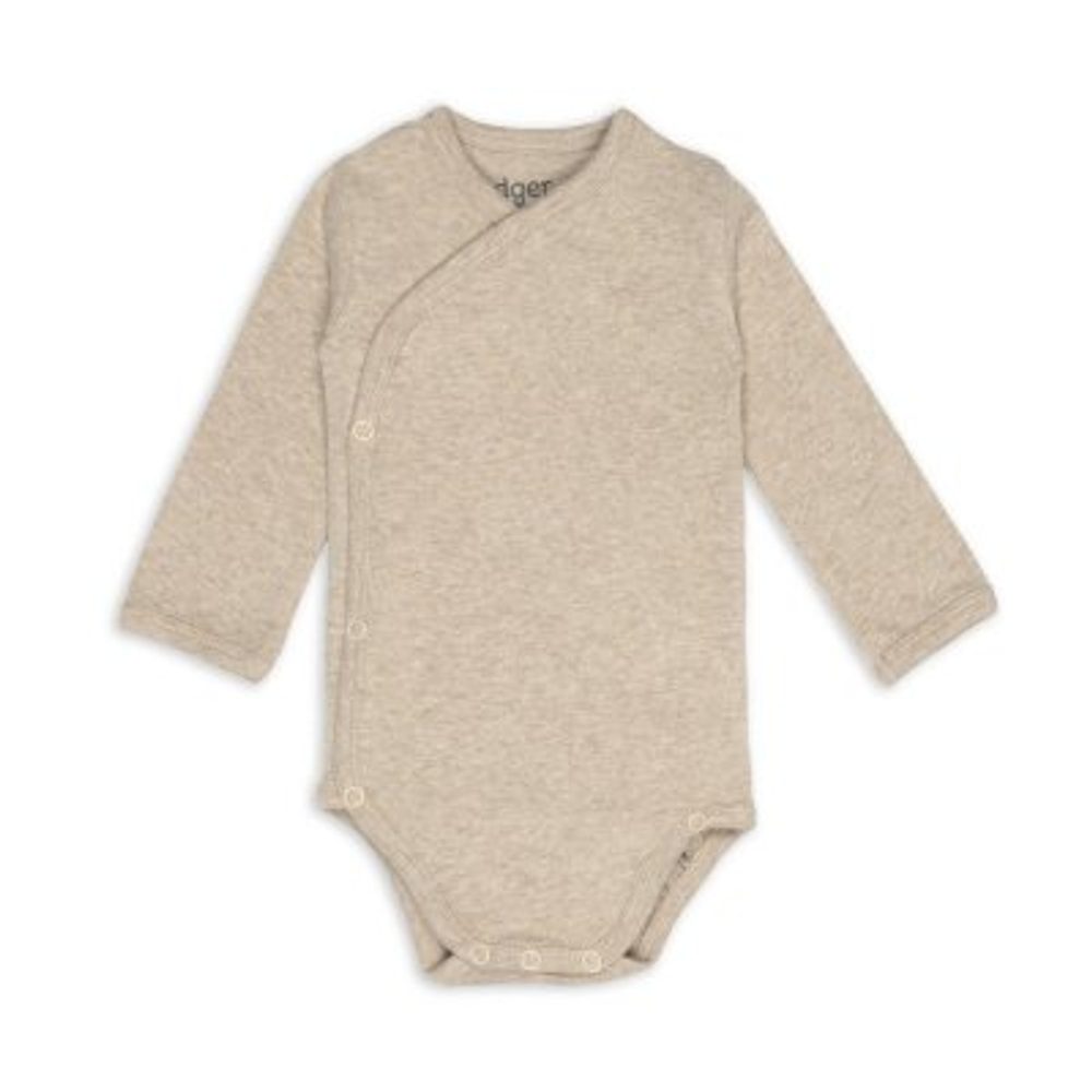 LODGER Body s dlouhým rukávem Melange Beige vel. 68