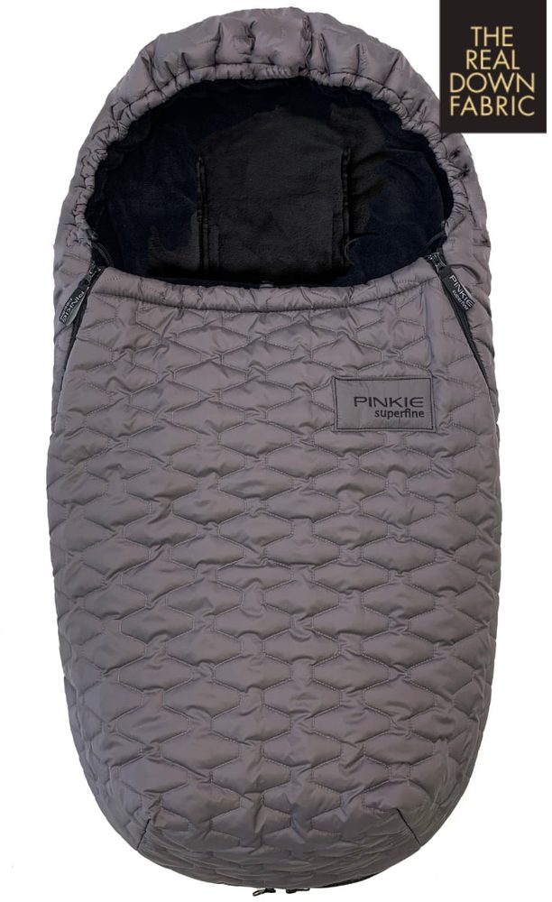 Pinkie péřový zimní fusak Superfine Dark Grey
