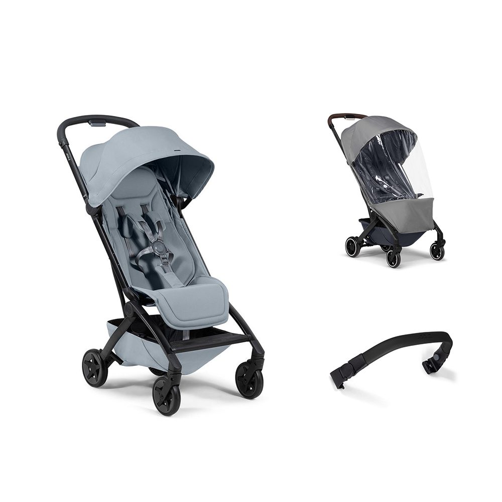 Joolz AER2 set kočárek + madlo + pláštěnka - Pebble Grey