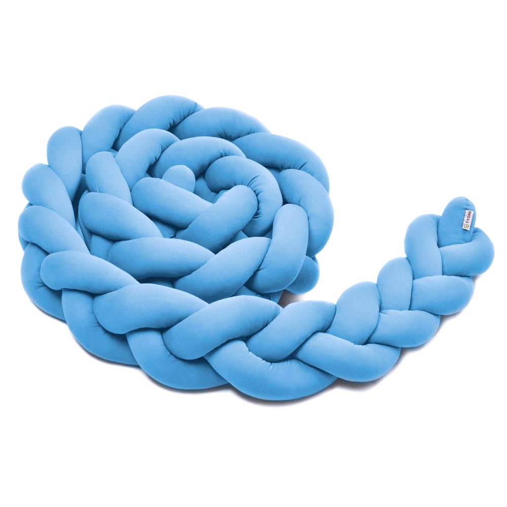 T-Tomi Pletený mantinel 220 cm - blue