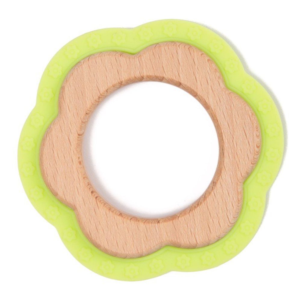 Bo Jungle kousátko B-TEETHER FLOWER WOOD Green