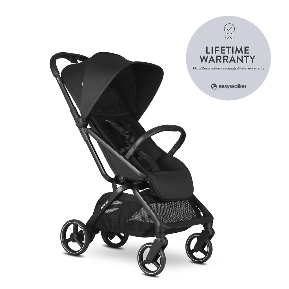 Levně EASYWALKER Kočárek sportovní Rockey M - Pure Black