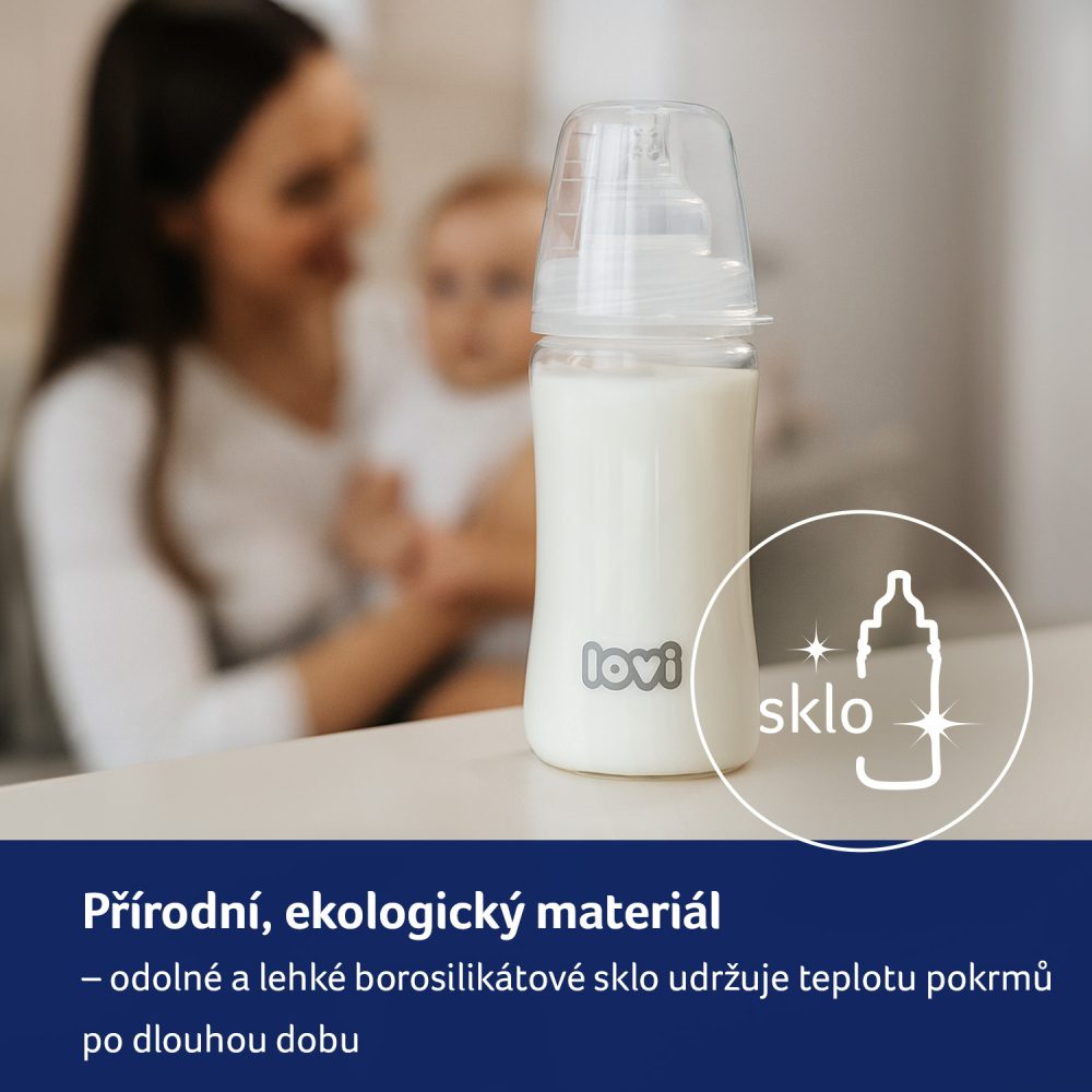 LOVI Lahev skleněná 150ml (obrázek 6)