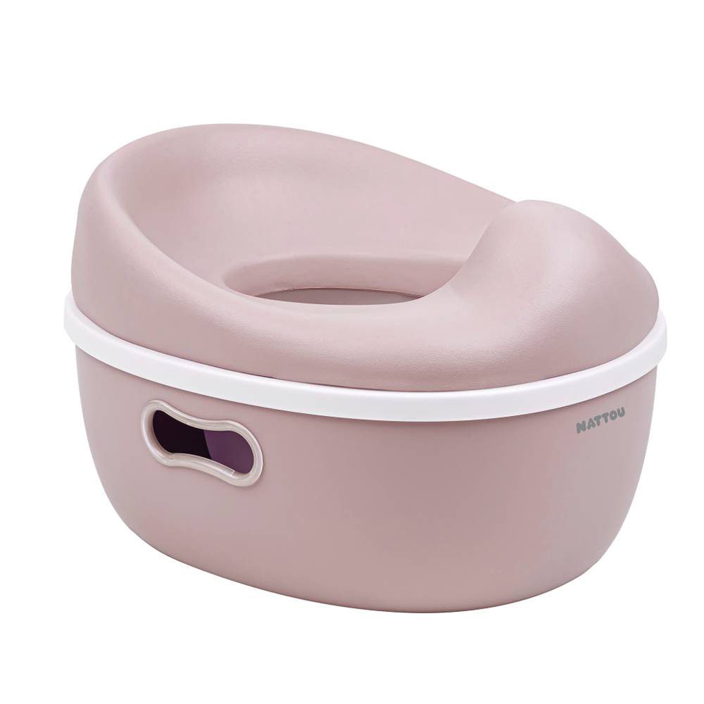 NATTOU Nočník učicí 3v1 Potty - Dusty pink