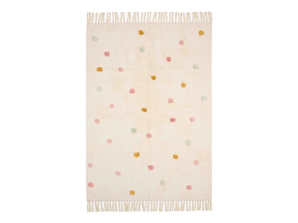 Little Dutch Koberec puntíky Pink 120x170 cm