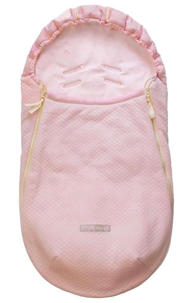Pinkie fusak Diamond Light Pink BIO lehký - dírky k prostřižení a provlečení