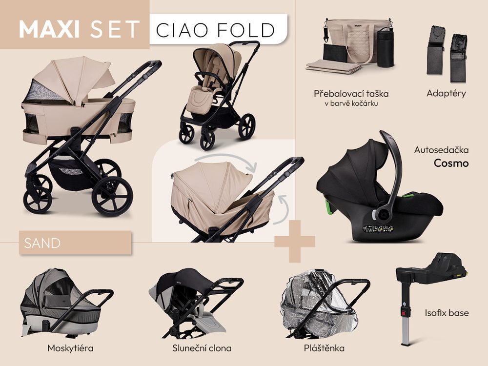 Moon CIAO FOLD maxi set - SAND