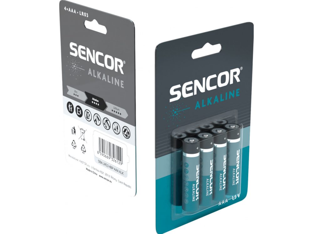Sencor Alkalické baterie AAA 4 ks (obrázek 7)