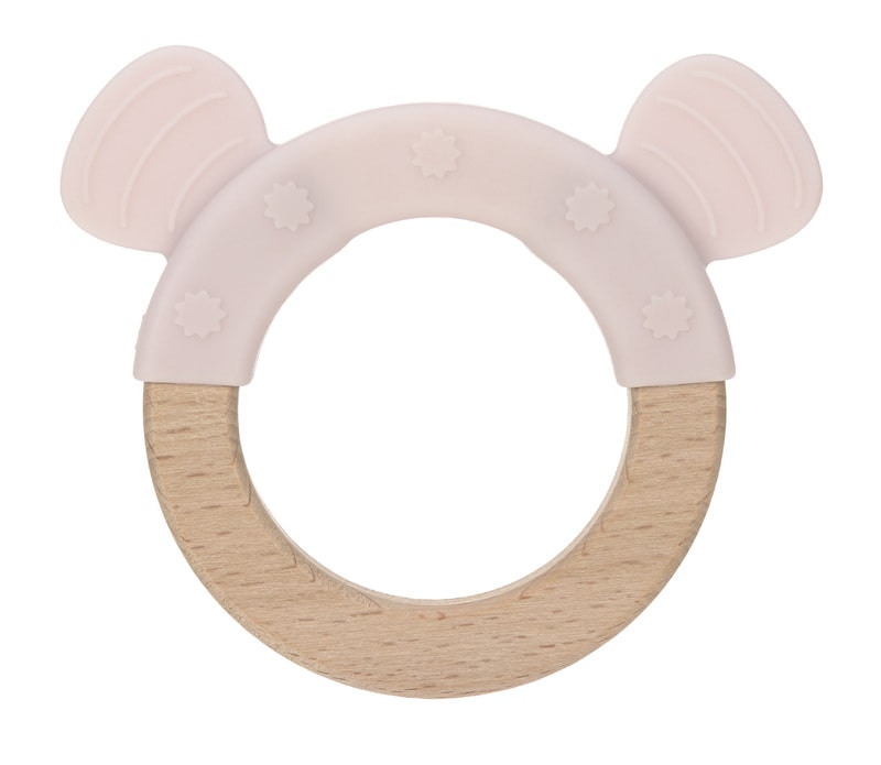Lässig Teether Ring Wood/Silicone