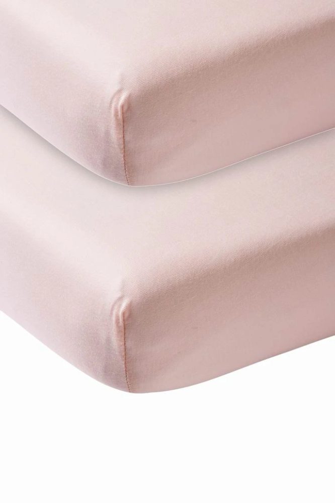 Meyco Žerzejové prostěradlo 40x80/90 - Light pink